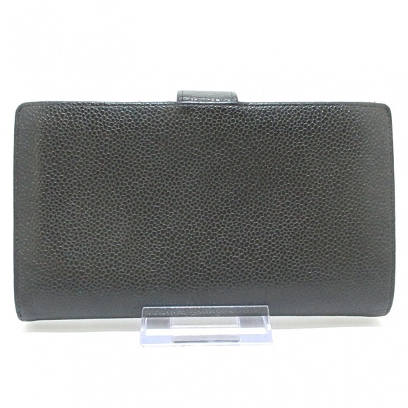 Chanel Long Skin Wallet Black Caviar Clasp - Picture 1 of 9